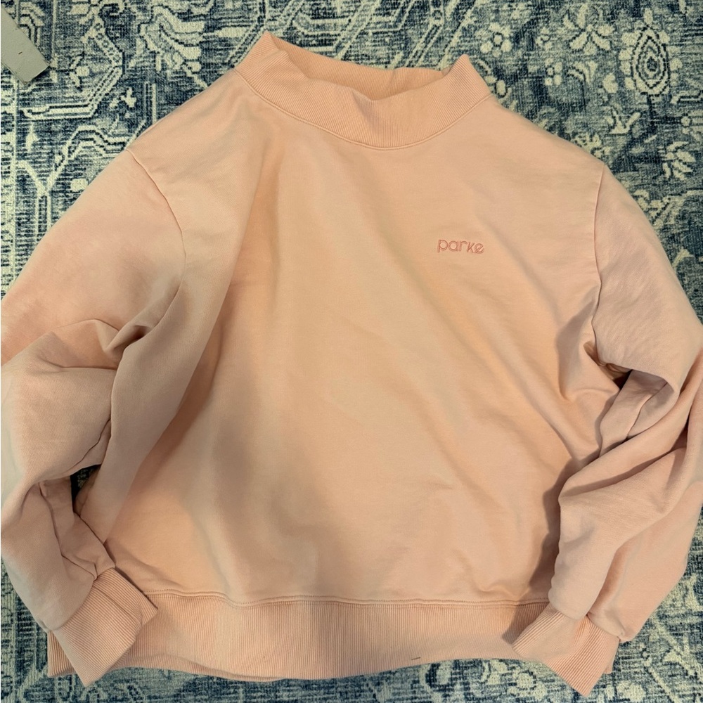 PARKE pink mockneck size L/XL